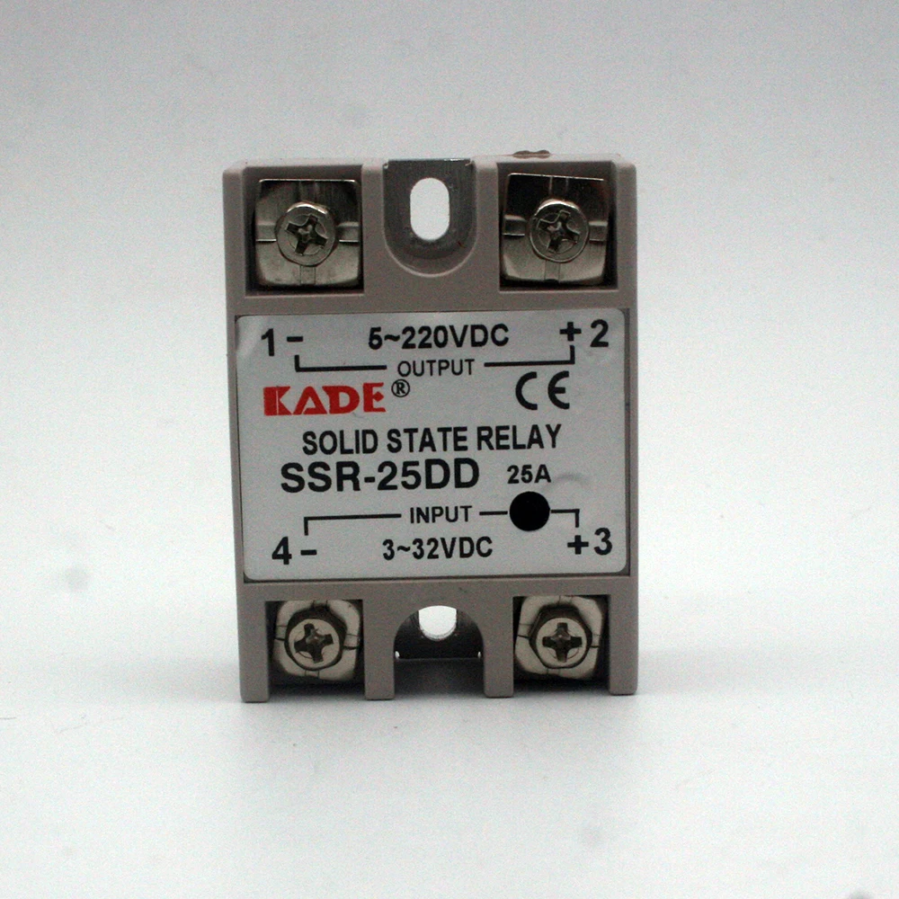 SSR -10DD/25DD/ 40DD DC control DC SSR white shell Single phase Solid state relay