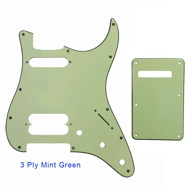 Fei Man Custom Parts -For FD US 72'11 Screw Hole Standard Strat Player Humbucker Hs Guitar Pickguard & Back Plate Scratch Plate