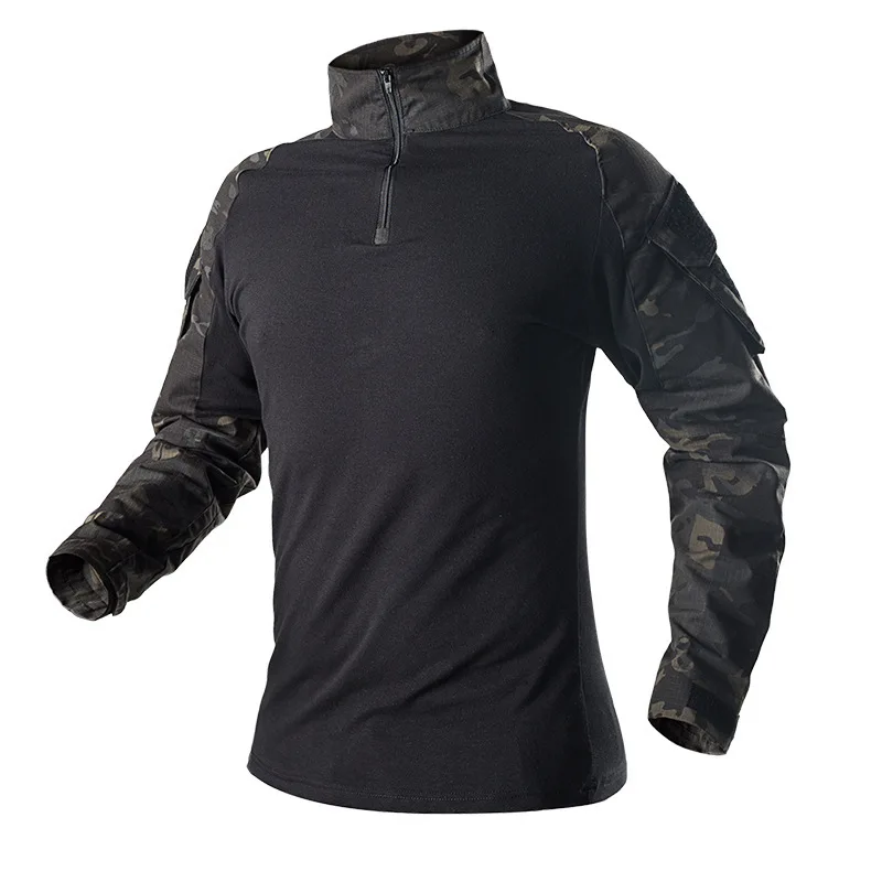 Men News Combat Shirts Proven Tactical Clothing CP Camouflage Top Breathable Work Clothes Tees For Men