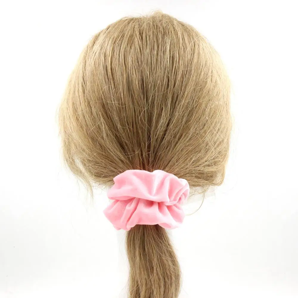 30Colors Korea Velvet Hair Scrunchie Elastic Hair Bands Solid Color Women Girls Headwear Ponytail Holder Hair Accessories