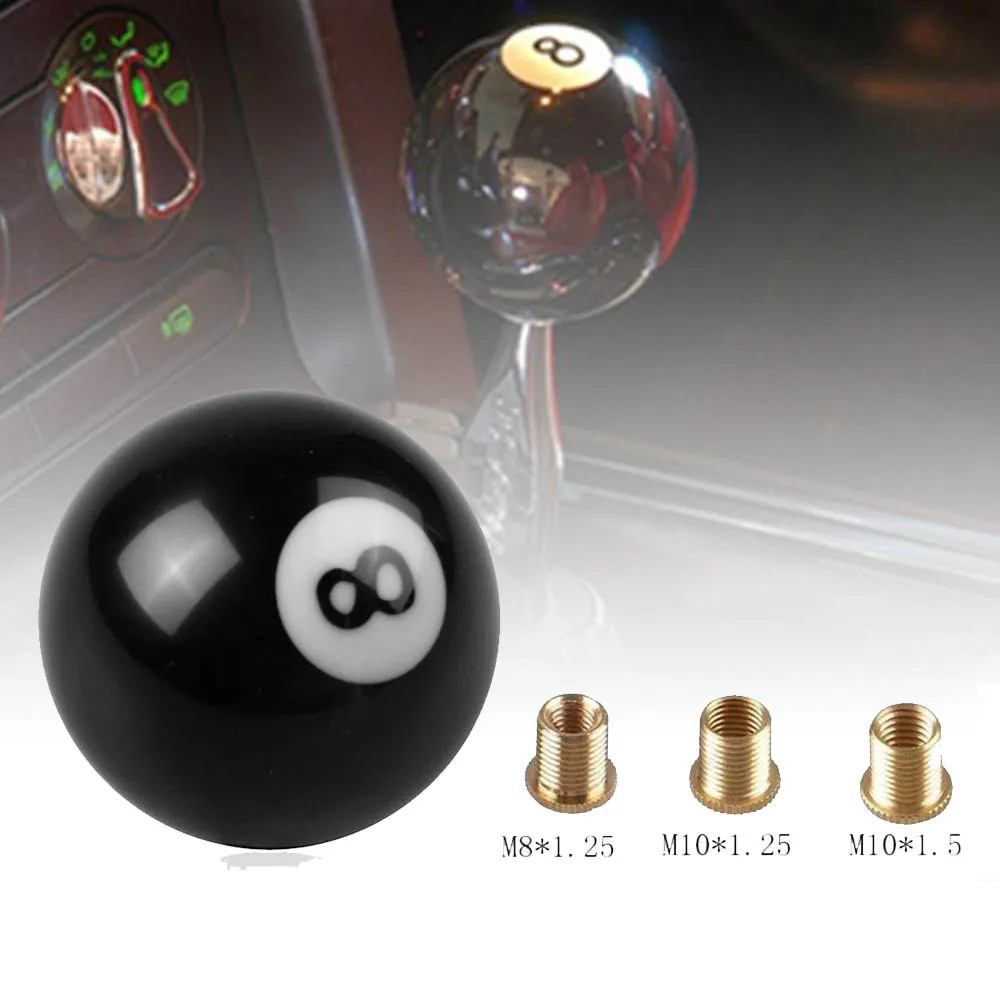 Pomada De Cambio Manual RALLIART De Carbono Real – Bola Negra Deportiva Para Palanca De Velocidades