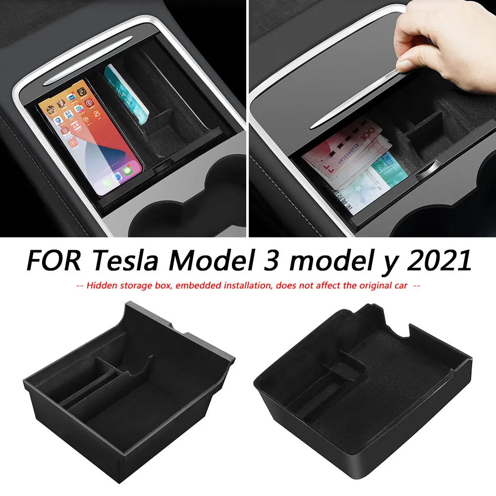 Console Center Organizer Front & Rear | Tesla Model 3 & Y