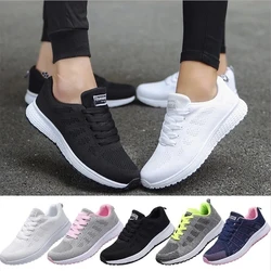 Couple Sports Shoes Women Walking Shoes Breathable Casual Sneakers Outdoor Lightweight Trainers Size 35-44