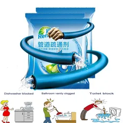 Toilet Cleaning Products Drain Cleaner Bathroom Toilet Cleaner Sink Pipes Kitchen Pipe Opener Drains Sewer Bowl Boom Wash Block