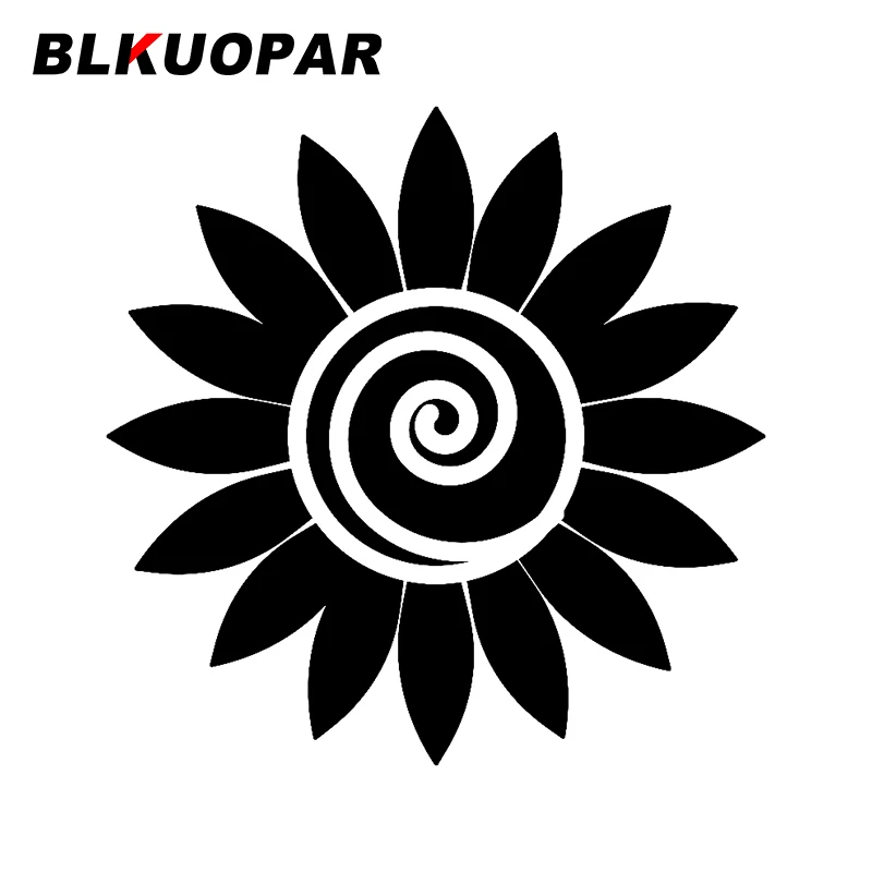 BLKUOPAR for Abstract Sunflower Car Sticker Scratch-Proof Graphics Decal Waterproof Bumper Air Conditioner Laptop Vinyl Car Wrap