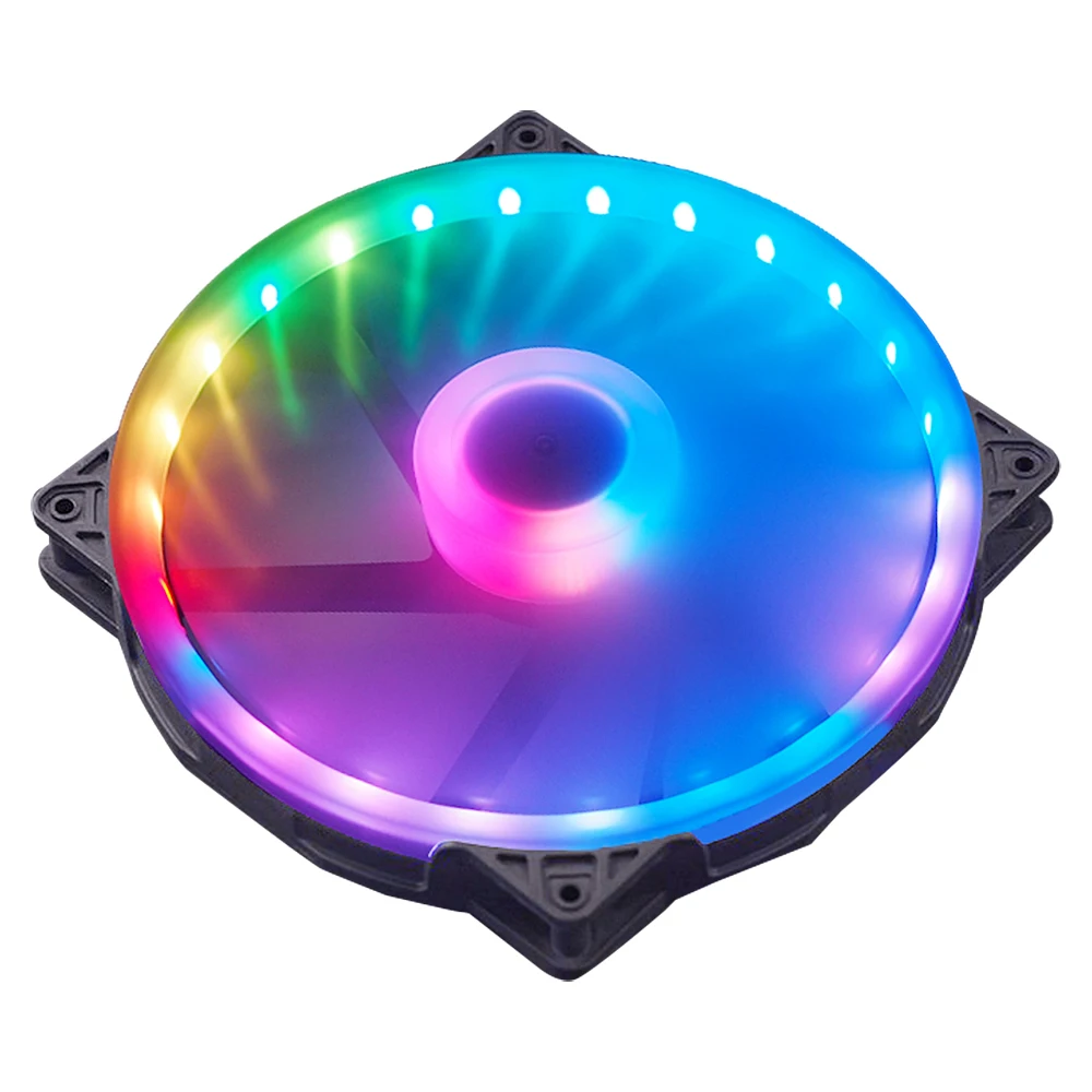 Chassis Fan,Large Air Volume,ARGB Lamp Effect,Waterproof Bearing, Quiet And Low Noise,200mm 4PIN PWM 12V Computer Fan,RGB Fan