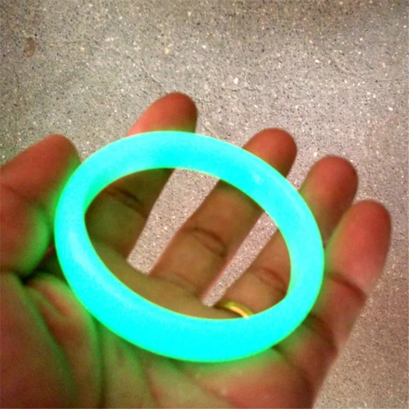 

Fashion Luminous Bracelets Men Fluorite Light Glowing Natural Stone Bracelet Bangle Women Jewelry Yoga Gifts