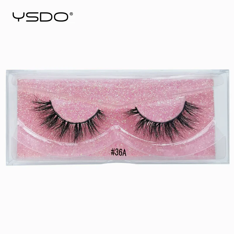 YSDO 1 Paar Kreuzförmige Nerz-Wimpern Weiche Echte 3D-Wimpern Maquiagem Künstliche Wimpern Dramatische Voluminöse Wimpern Make-up Cilios Faux Cils – Detail 11