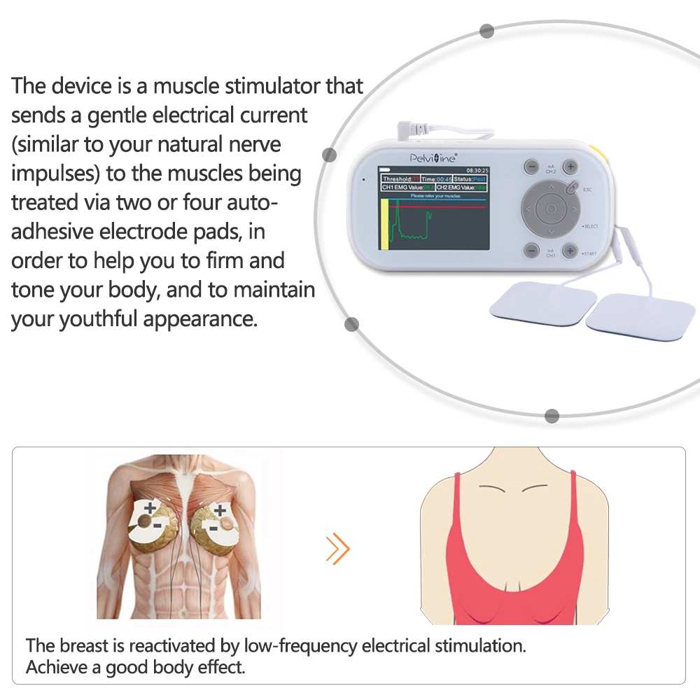 Biofeedback EMG therapy Pelvic floor Electric&POP&FPFD incontinence uterine Improve intimate sensation Kegel Game Trainer