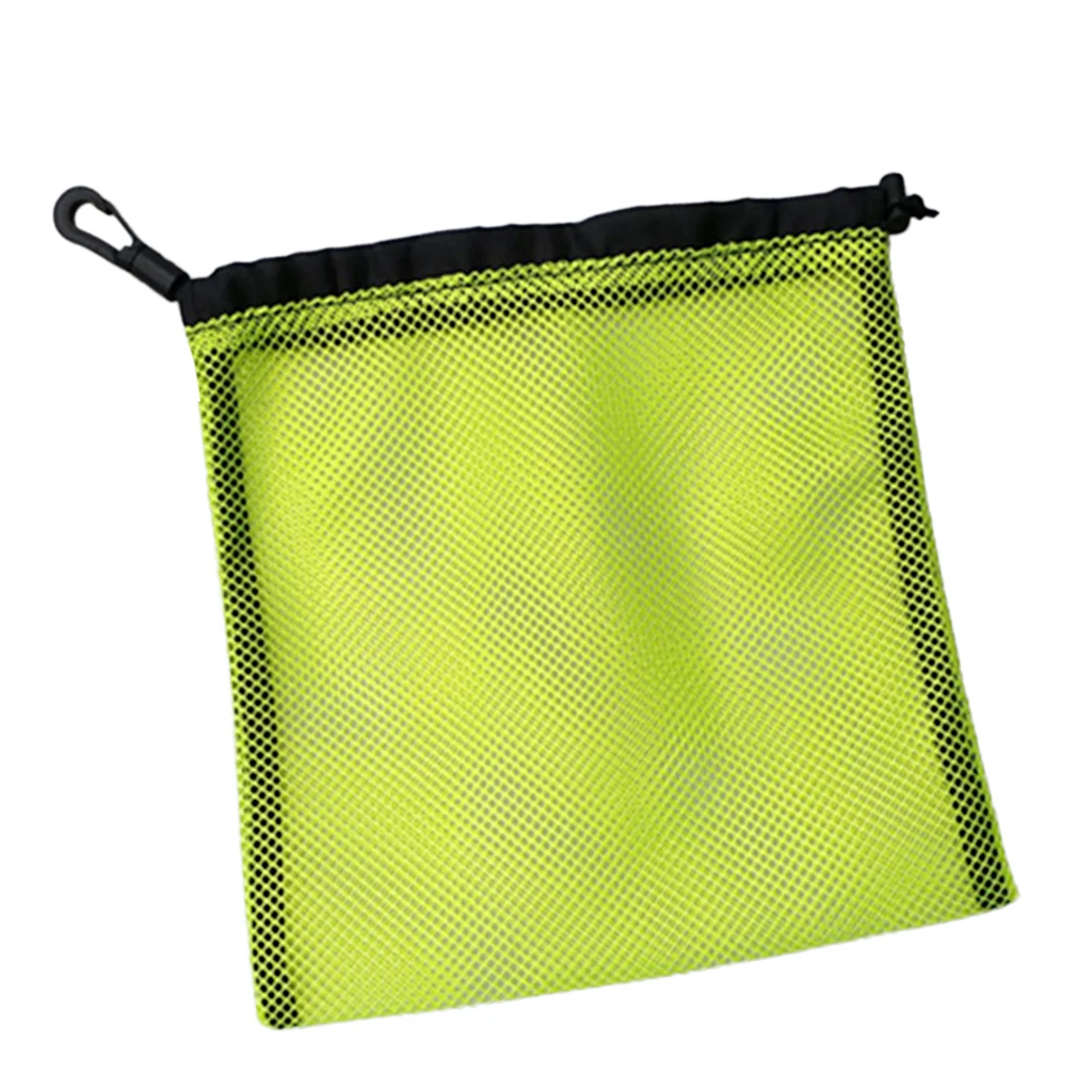 Bolsa de malla de nailon ligero para Golf y tenis, bolsa con cordón de almacenamiento, 30 bolas, elige colores
