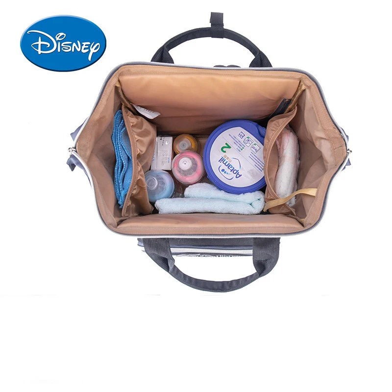 Disney fashion mommy bag large capacity outdoor travel with baby mother and baby bag shoulder multi-function baby dad diaper bag