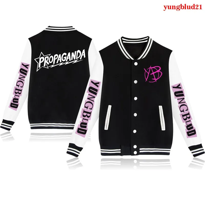 New Yungblud Varsity Men Jacket Autumn Casual Sweatshirt Hoodie Coat Oversized Men\'s Yungblud Jacket Brand Baseball Jacket Coats