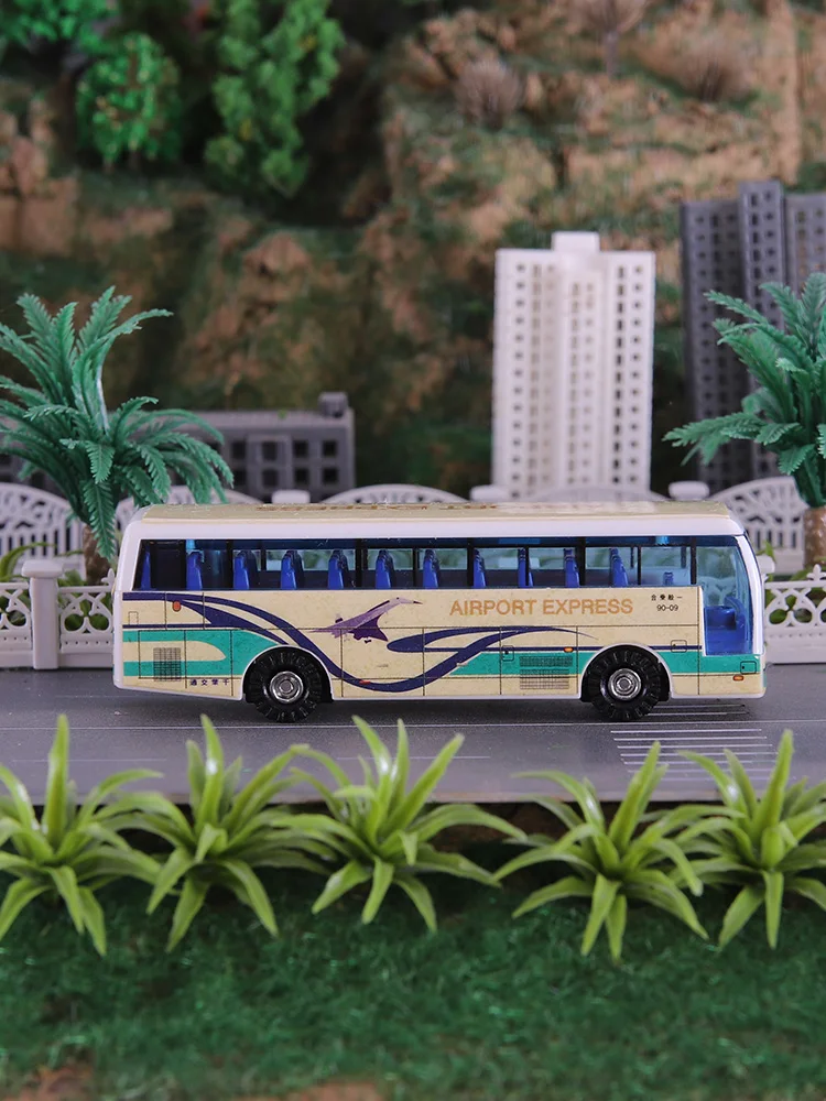 2PCS Scale 1/120 Model Bus For Architectural Model Building Street Landscape Layout