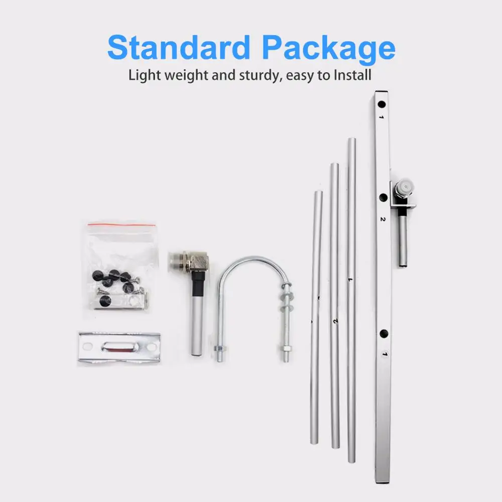 Yagi High Gain HD1 Aluminum Alloy UHF 430-450MHz Radio Antenna Female Connector Strong Signal Outdoor TV Antenna