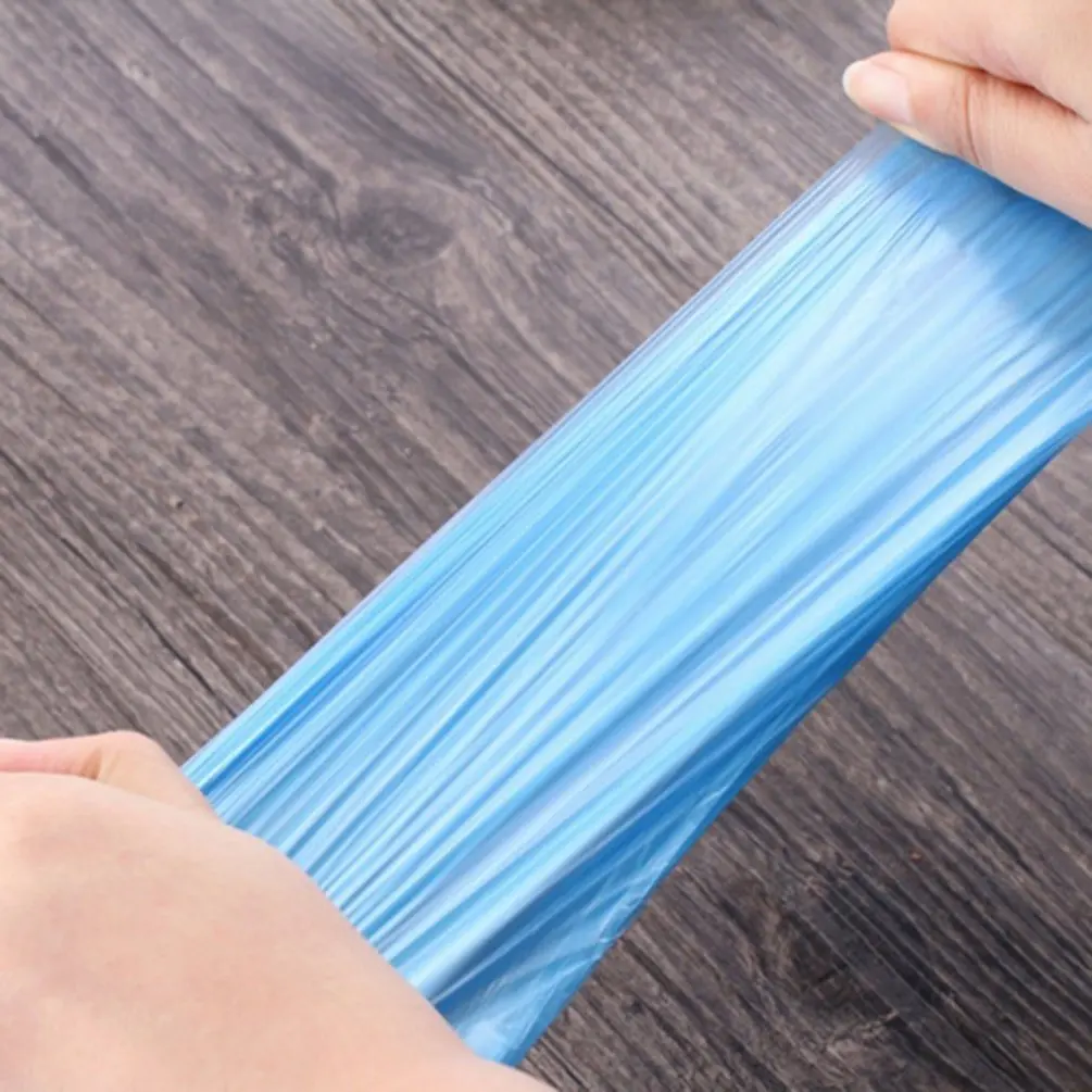1/3/5 Rolls 50x45cm Trash Bags Household Thickened Garbage Bags Rubbin Junk Organizer Kitchen Disposable Waste Bag Random Colors