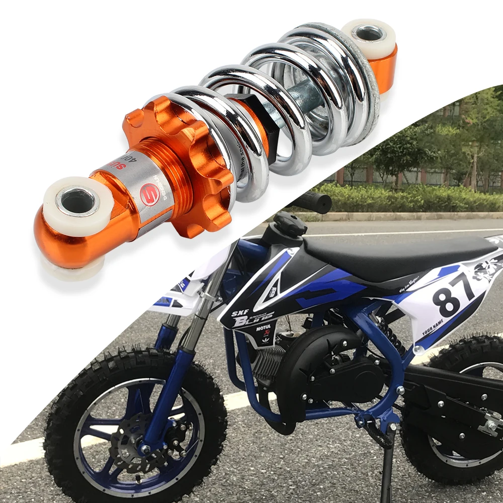 Motorrad-Stoßdämpfer für 49ccm Mini-Trab-Moto-Zubehör 125mm lb/in plattiertem Federmotor-Ersatz dämpfung steigung