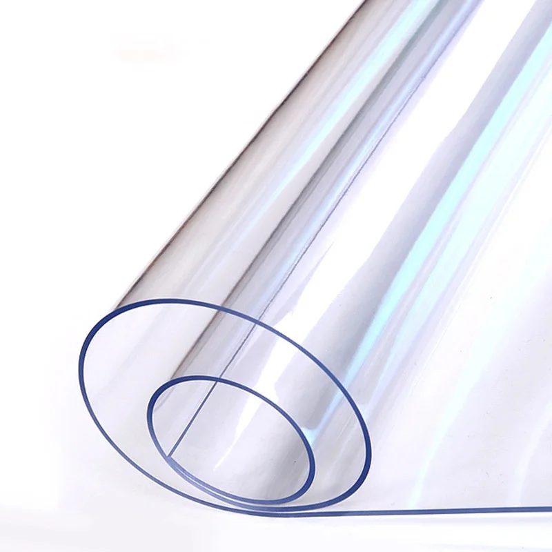 Transparency PVC table cloth Soft Glass Tablecloth Waterproof Oilproof for rectangular table Kitchen Dining table cover 1.0mm