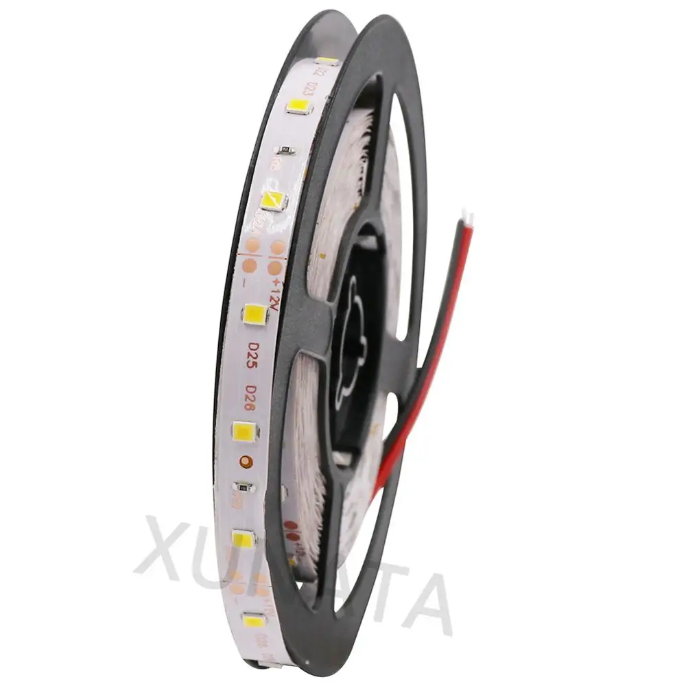 LED-Streifen Licht 2835 12v 5m 60led/m Pixel Streifen flexible LED-Band Band kaltweiß warmweiß blau Wohnkultur