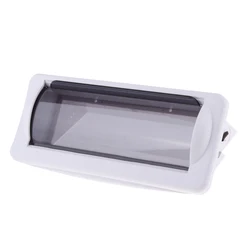 Universale Marine Auto Radio Shield Copertura Impermeabile, Stereo Custodia Splash Guard, Bianco