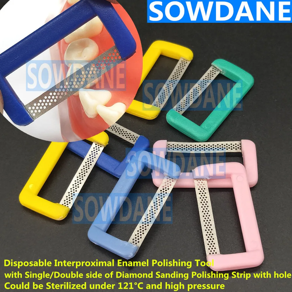 Dental Orthodontic Interproximal Enamel Polish Tooth Enamel Reduction Polishing Tool Teeth Whitening Tool Hand Use Autoclavable