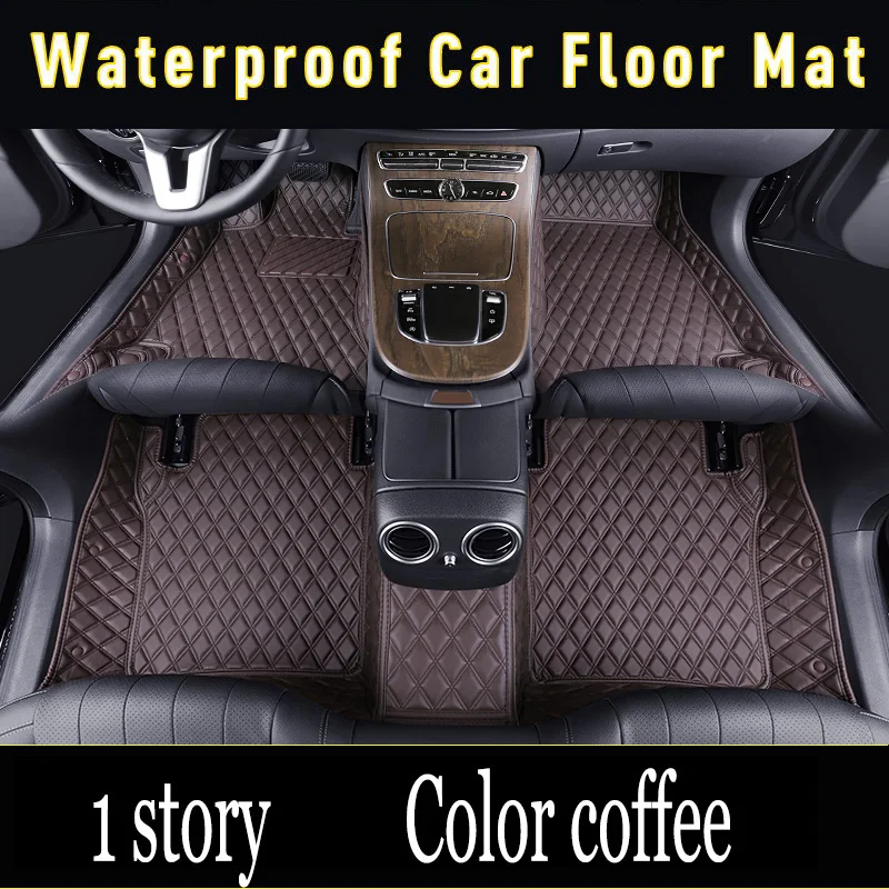 

Custom made floor liners for Audi A3 A4 A5 A6 allroad A7 A8 A8L Q3 Q5 Q7 5D waterproof all weather car floor mats