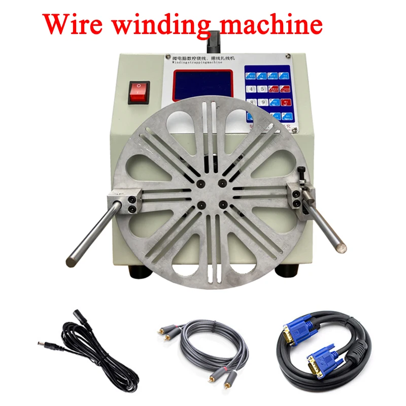 Easy Small Cheap Keyboard Twisting Winding Machine for Wire Coil Rolling