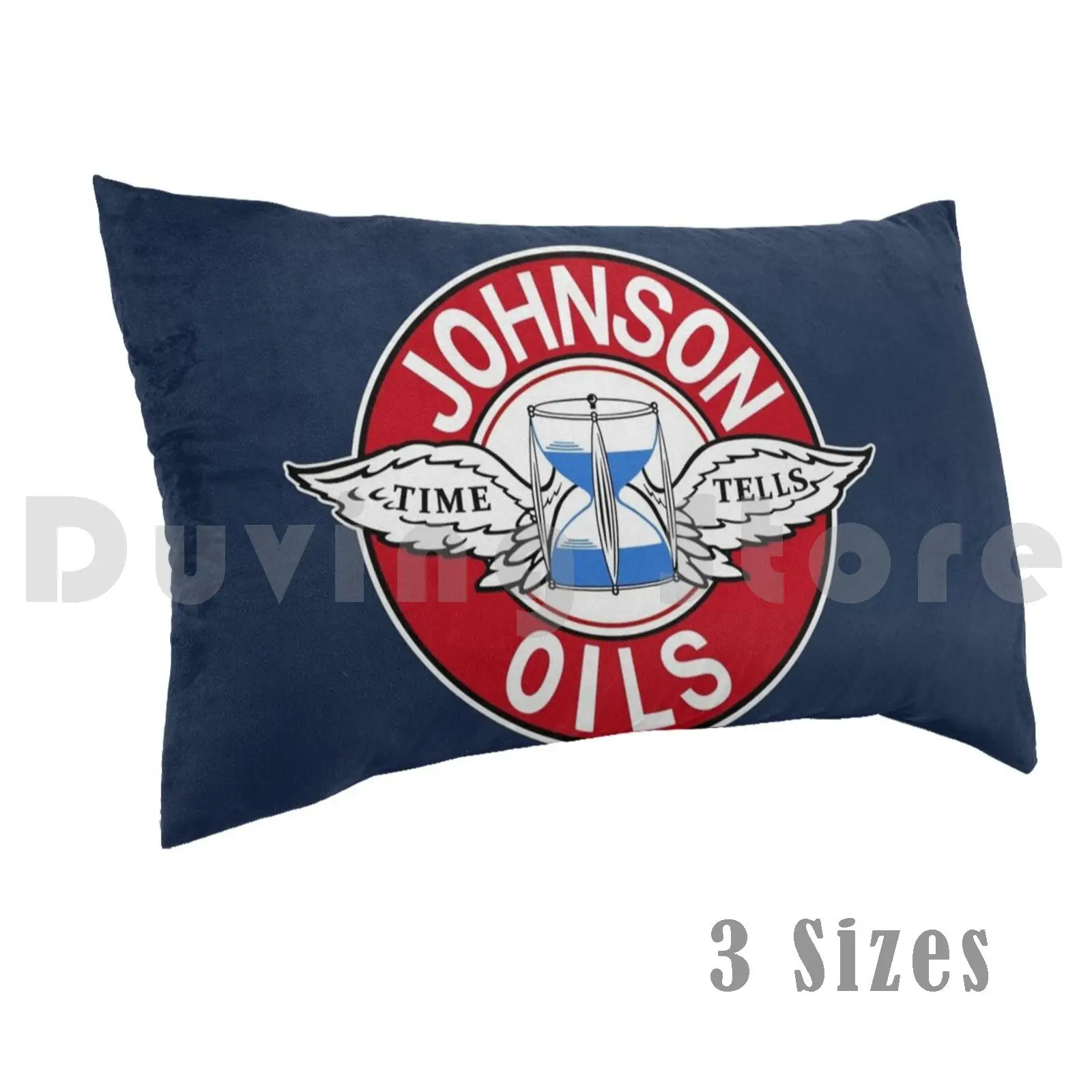 Johnson Gasoline Oils Shirt , , Pillow Case DIY 50*70 Johnson Caltex Enamel Sign Petroliana Gas