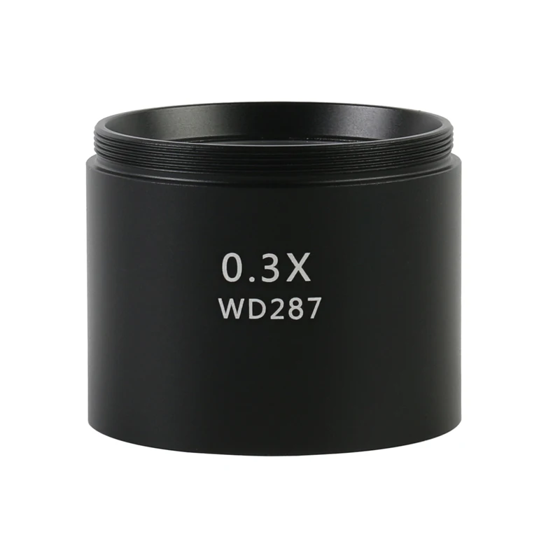 WD30 WD165 WD120 0,3X0,5X0,7X0,75 X 1X 1,5 X 2X Trinocular Mikroskop Stereo Mikroskop Hilfs ziel Objektiv Barlow Objektiv – Detail 7