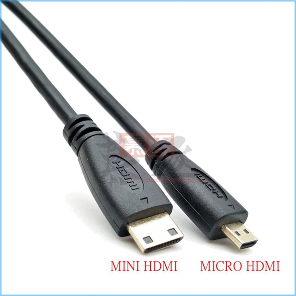 1 قطعة HD-متوافق 1.4 ذكر صغير إلى مايكرو HDTV نوع D ذكر كابل محول بيانات الفيديو 1080P 1FT