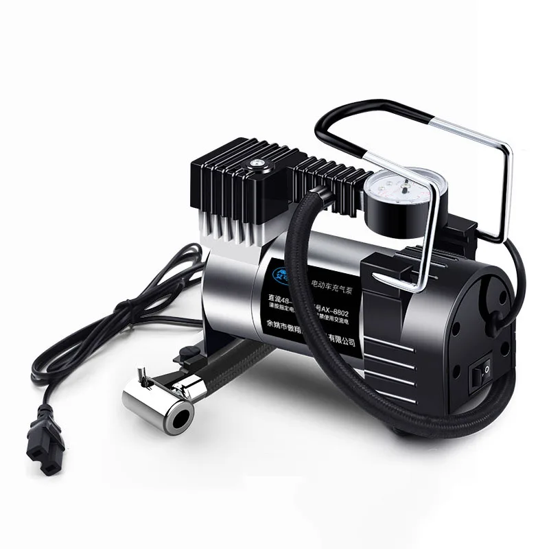 48V Electric Vehicle Inflator Pump Miniature Pump 72V Electric Car Inflator 84V Electric Pump