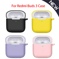 Soft Silicone Earphone Case For Xiaomi Redmi Buds 3 Tws Wireless Earbuds Protect Shell For Redmi Airdots 3 Headphone Cover Hot