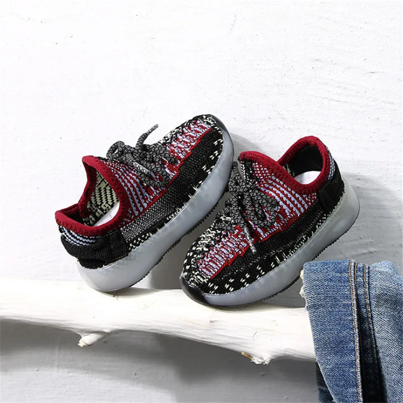 DIMI 2024 Spring Baby Soft Toddler Shoes Breathable Knitting Infant Shoes 0-3 Year Boy Girl Darling Coconut Shoes Child Sneakers