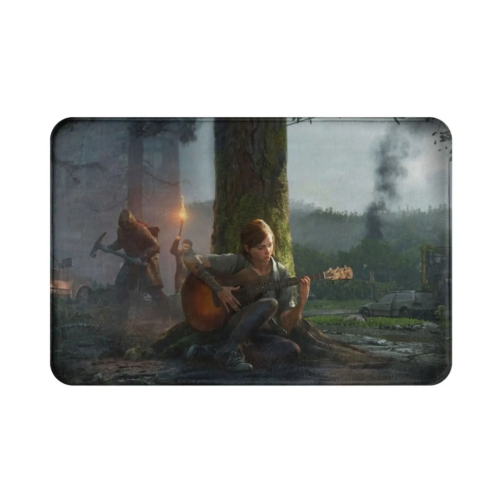 The Last Of Us Part 2-Playing Carpet Mat Rug Cushion Soft Non-Slip The Last Of Us Joel Ellie Last Us Ps4 Ps3 Part 2