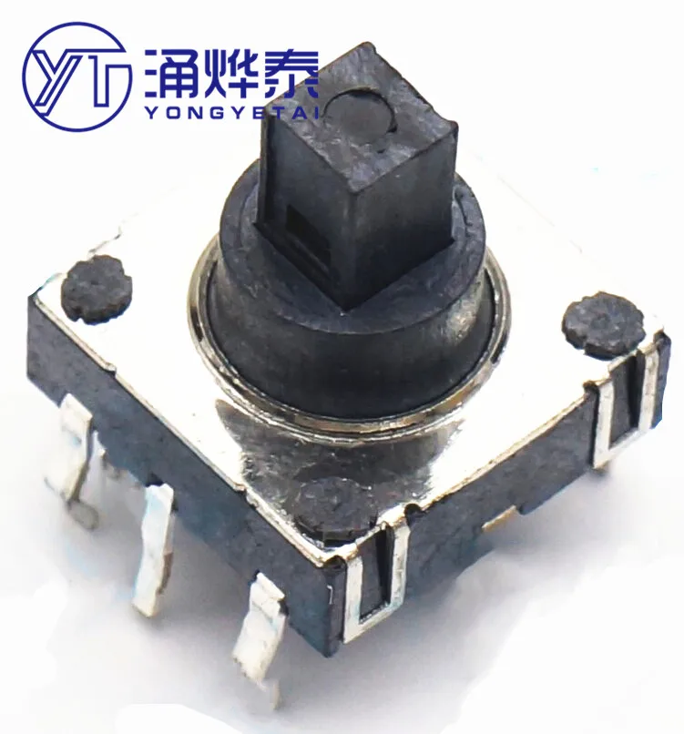 YYT 5PCS Pin 10*10*10 Pin 6P Five-way switch Multifunctional five-way switch Button five directions