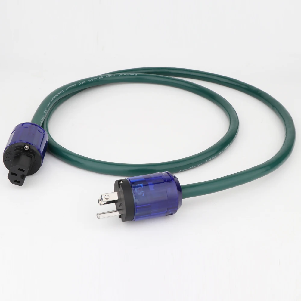 

1PCS Preffair D506 US+C15 Power Cable Power Line Audio US Power Cord