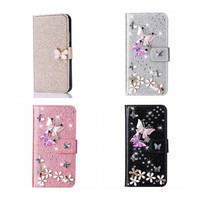 Diamond Wallet Flip Leather Case For HuaWei P30 P20 P40 Pro Lite P10 Lite Y6P Y7P 2020 Honor 8A Enjoy 9 Plus 9E Nova Lite 3E 4E