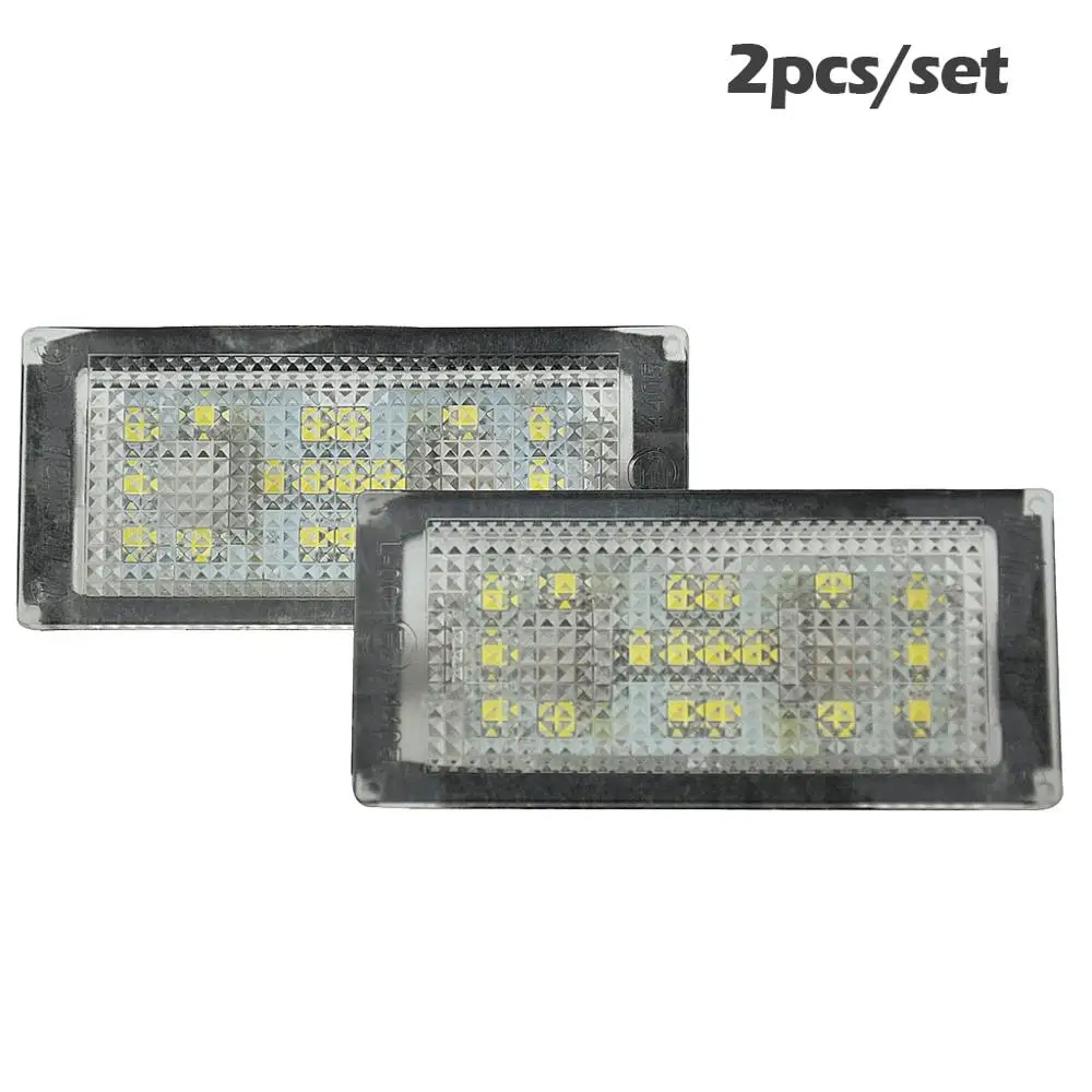 For BMW E65/E66  730i 735i 740i 745i 750i Saloon 2006 2007 2008white LED Car Rear license plate light number plate lamp