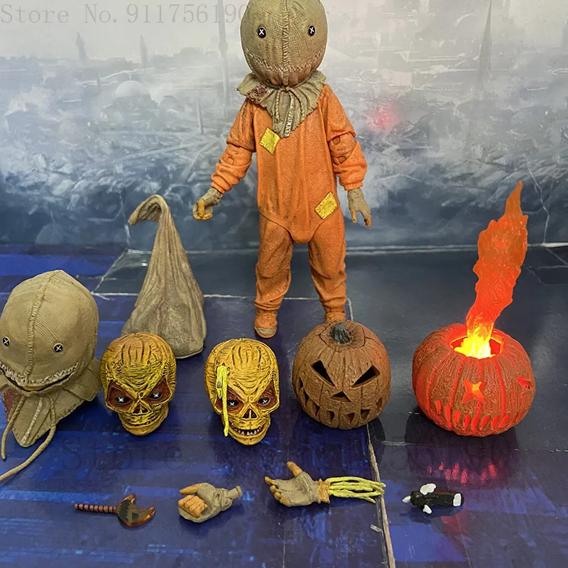 Klassischer Film Film Trick R Treat Actionfigur NECA Figur Trick R Treat Actionfigur Modell Leuchtendes Kürbisspielzeug Halloween Geschenk – Detail 9