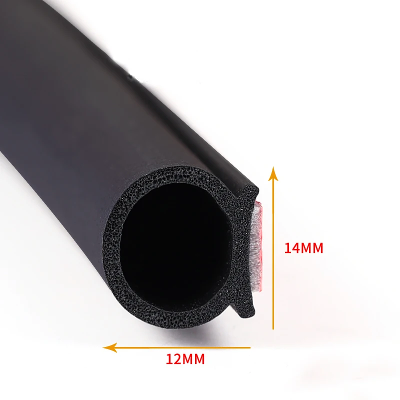 Rubber Door Seal Strip Big D Type Car Door Seal Strip Universal Noise Insulation Epdm Car Rubber Waterproof Seals For Auto