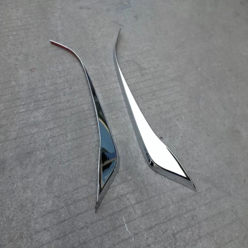 For Honda HR-V HRV Vezel 2014-2018 ABS Chrome Front Bumper Corner Cover Trim Garnish Protector Decorative Accessories