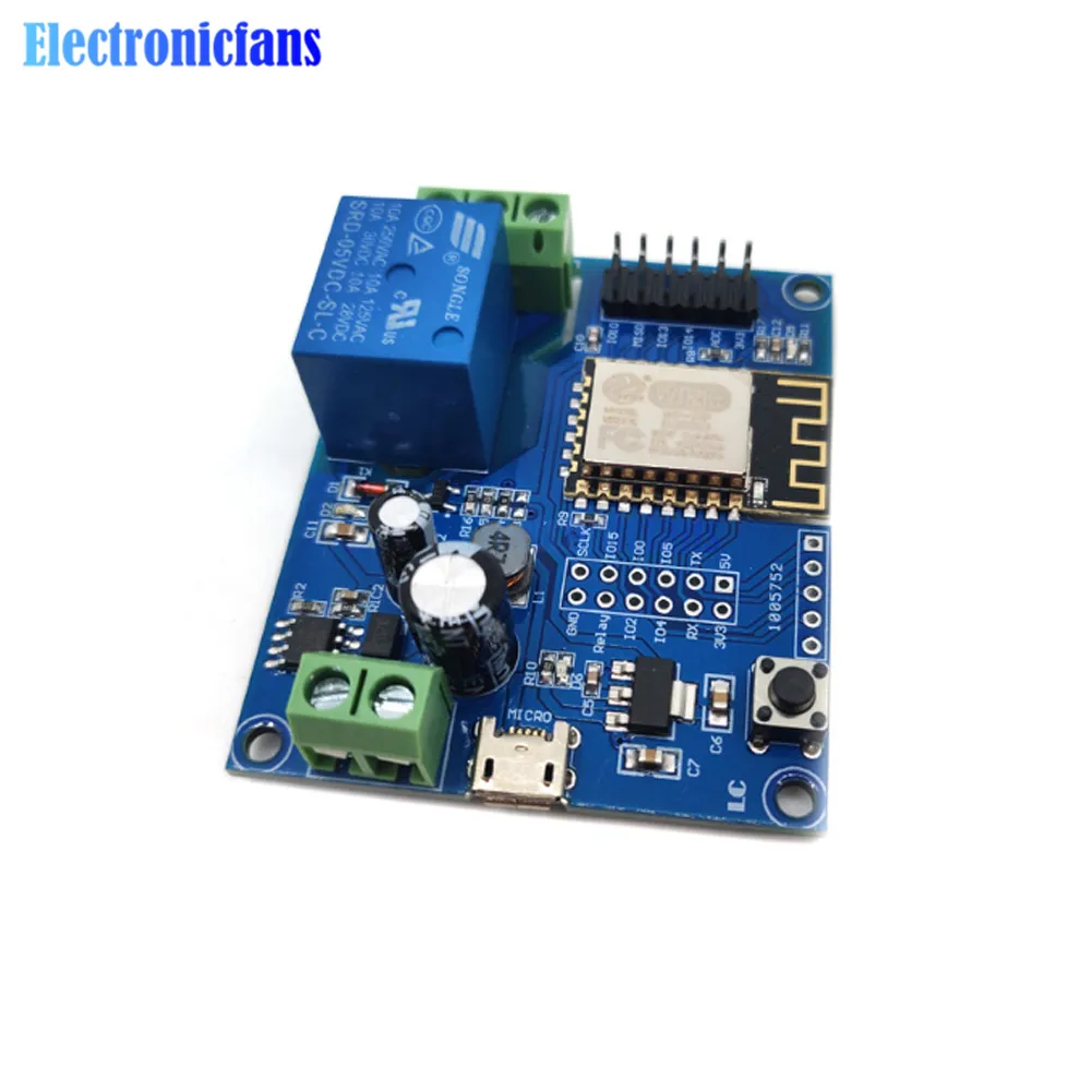 ESP8266 Wireless WIFI Relay Module 1/2/4/8 Channel ESP-12F Wifi Development Board AC/DC 5V/7-28V/5-80V Power Supply for Arduino