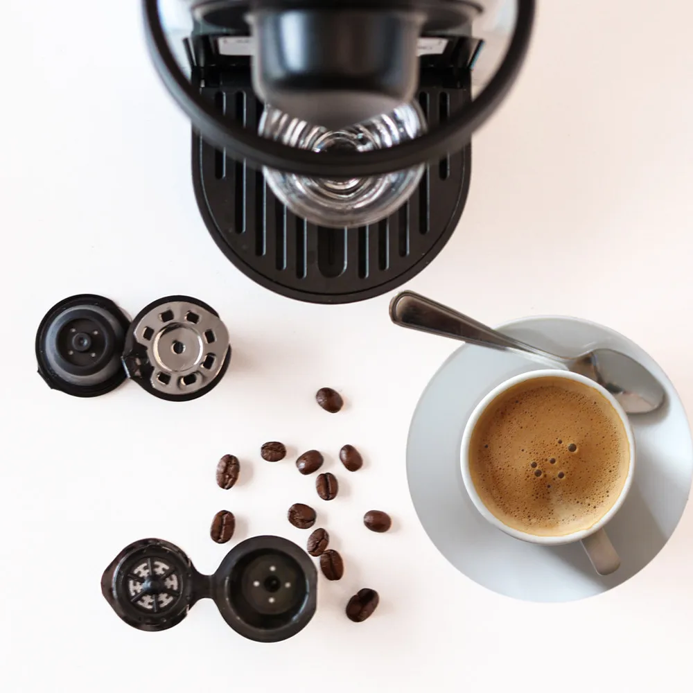 New upgrade Crema&Normal Version Reusable  Refillable Nespresso Coffee Capsule For Nespresso Machines Coffee Filter Cup Pods