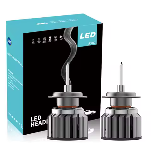 2Pcs 360 Degree Quartz Tube LED H7 H8 H1 H11 HB3 9005 HB4 9006 9012 HIR2 H16 H9 H10 100W 16000LM 6500K Car Headlight Bulbs