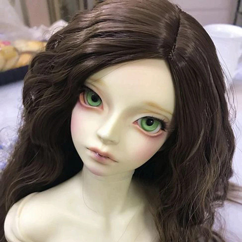 New Arrival 1/3 1/4 1/6 1/8 Bjd SD Wig Long Wavy Hair High Temperature Wire Accessories