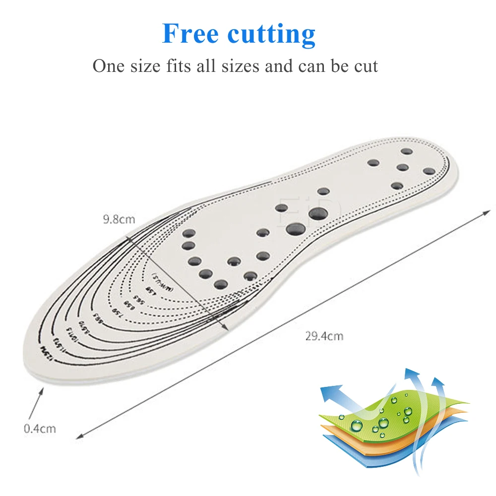 Magnetic Insoles for Slimming Weight Loss Massage Foot Memory Cotton Men Women Sport Shoes Pads Insert Dropshipping Insole Pad