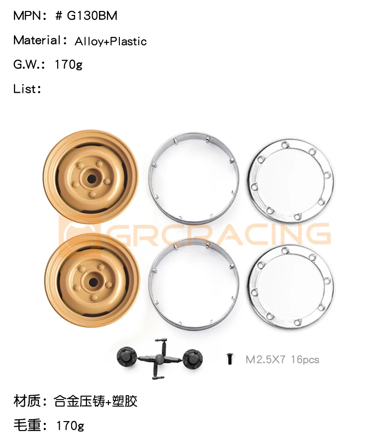 Ajrc 1,9 Zoll Camel Cup Wheels Retro Metallräder für Kletterauto für 1/10 Rc Kletterauto Traxxas Trx4 Rgt Axial Scx10 Rc4wd – Detail 3