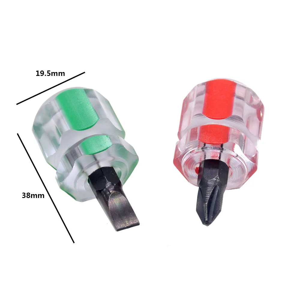 Screwdriver Kit Set Small Portable Radish Head Screw Driver Transparent Handle Repair Hand Tools for Car Repair