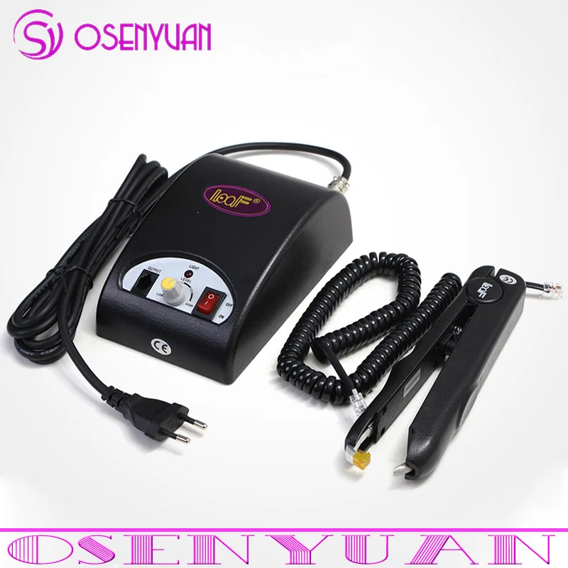 Loof Hair Extension Assistant Ultrasonic Connector Iron Machine Professional Hair Salon Tools Digital Not Hot For Cold Fusion