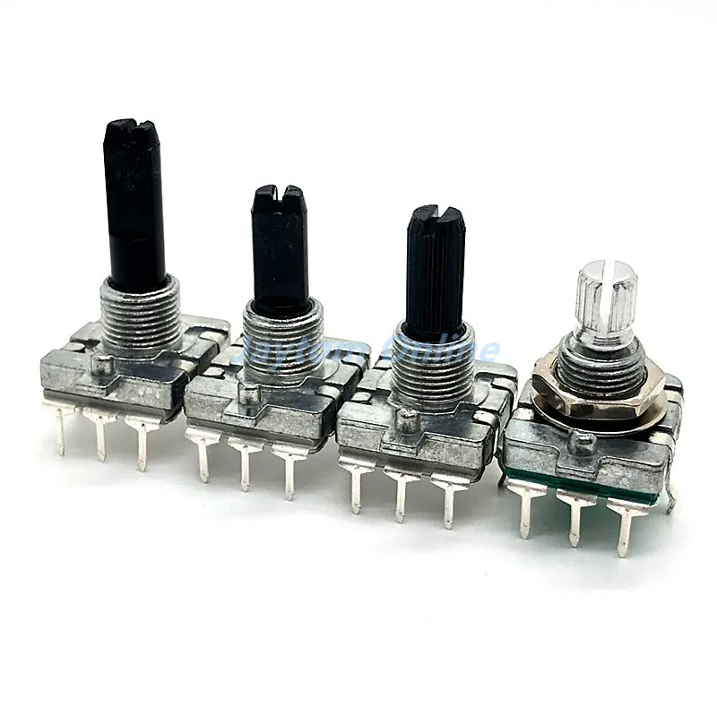 2pcs EC16 Rotary Encoder 24 Position 24 Pulse Digital Rotary 3Pins 5Pins Amplifier Volume Switch Induction Cooker Switch