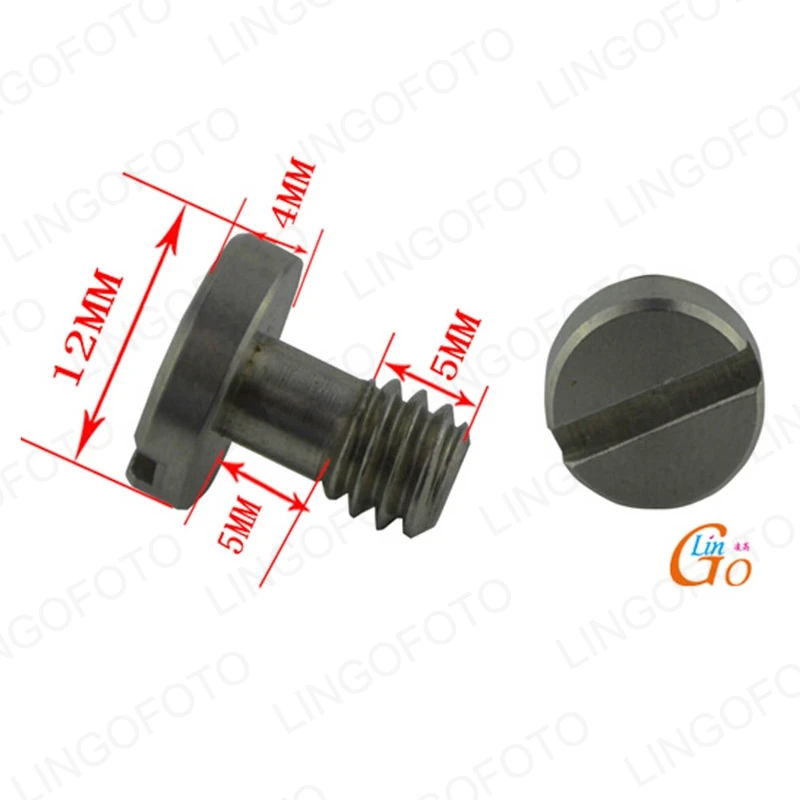 Parafuso de câmera, de aço inoxidável, 1/4 ", para tripé, cabeça de bola, placa de liberação rápida, h66 ll1505